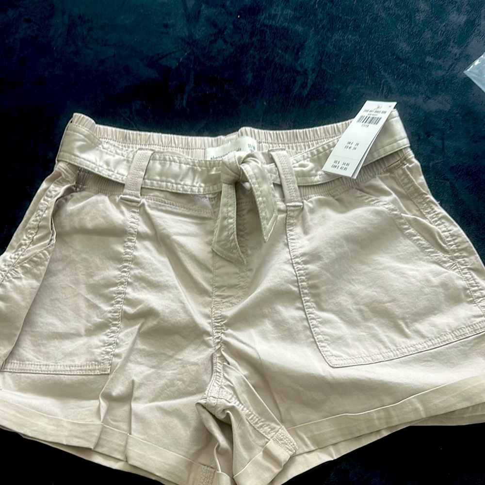 Girls Tan Casual Shorts